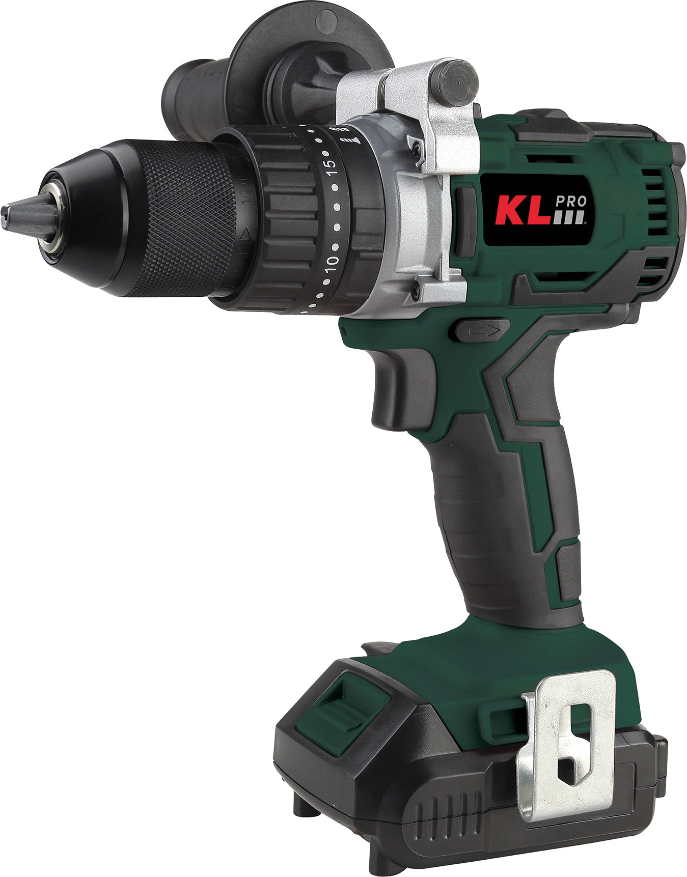 KL PRO KLDM1820B 18Volt/2.0Ah Li-Ion Dual Cordless Brushless Professional Hammer Drill