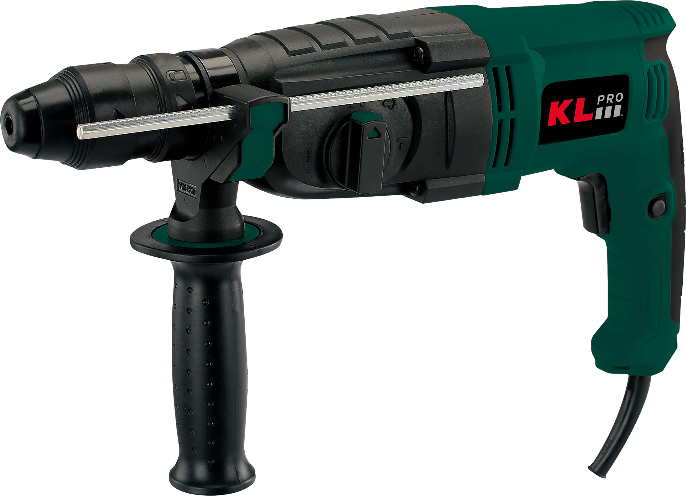 KL PRO KLPM2603 850Watt 3,2J Professional SDS-Plus Double Chuck Hammer/Drill