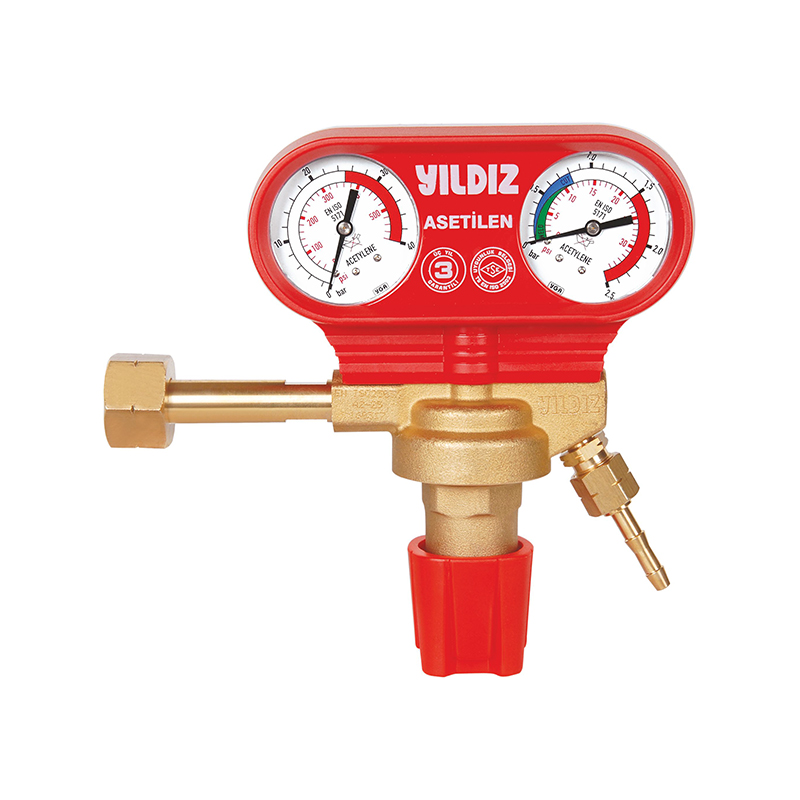 YILDIZ 5311S Pressure Reducer Acetylene Regulator Hour